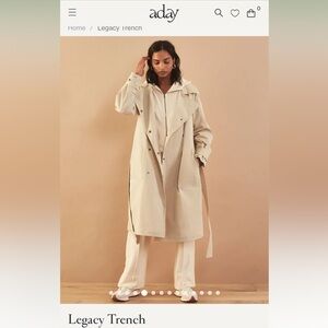 ADAY Legacy Trench in Sesame